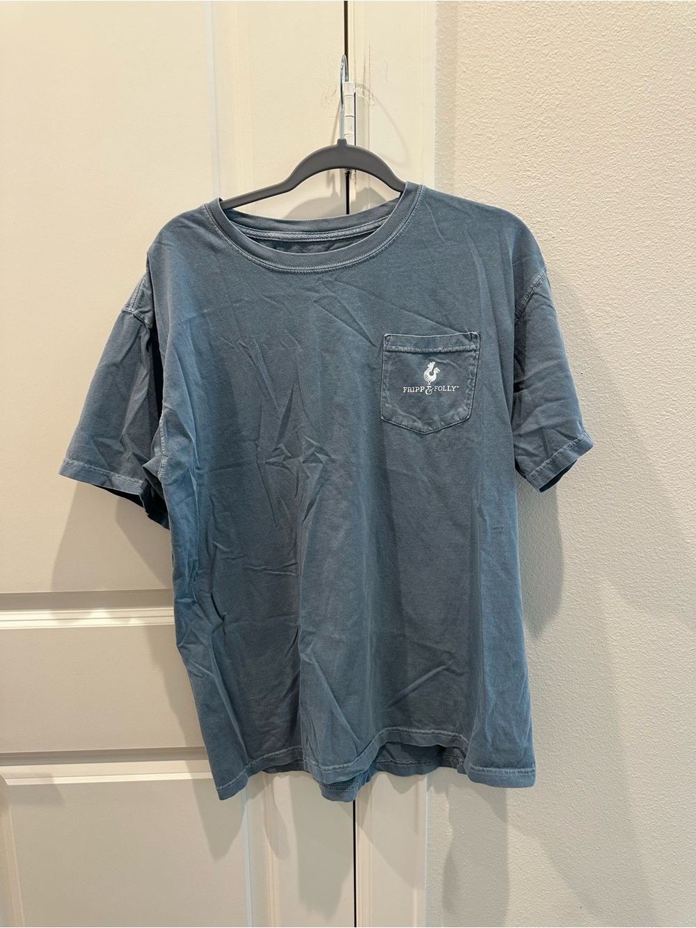Men's Blue Pocket Tee- Fripp and Folly